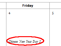 Calendar Planner with Singapore public holiday - printscreen